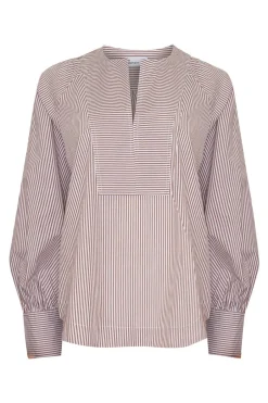 zoe kratzmann Tops|Collude Top-Toast Stripe