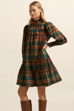 zoe kratzmann Dresses|Confide Dress-Kaleidoscope Check