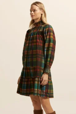 zoe kratzmann Dresses|Confide Dress-Kaleidoscope Check