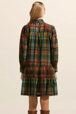 zoe kratzmann Dresses|Confide Dress-Kaleidoscope Check
