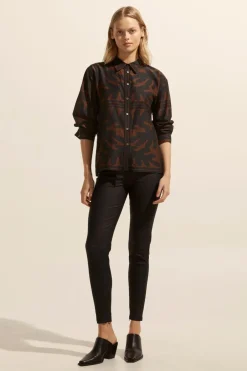 zoe kratzmann Bottoms|Contest Pant-Black Coated