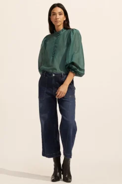 zoe kratzmann Tops|Context Top-Green