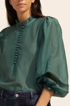 zoe kratzmann Tops|Context Top-Green