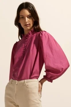 zoe kratzmann Tops|Context Top-Magenta