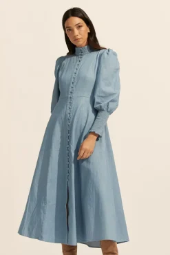 zoe kratzmann Dresses|Crave Dress-Chambray
