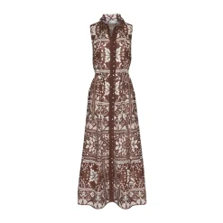 zoe kratzmann Dresses|Crescent Dress-Choc Mosaic