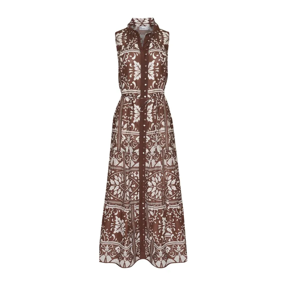 zoe kratzmann Dresses|Crescent Dress-Choc Mosaic