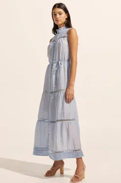 zoe kratzmann Dresses|Crescent Dress-Sky