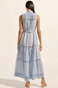 zoe kratzmann Dresses|Crescent Dress-Sky