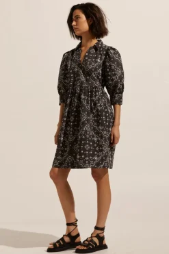 zoe kratzmann Dresses|Cruise Dress-Black Bandana