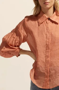 zoe kratzmann Tops|Dash Top-Apricot