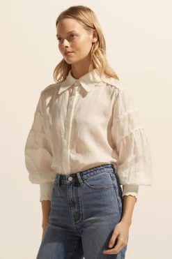 zoe kratzmann Tops|Dash Top-Cream