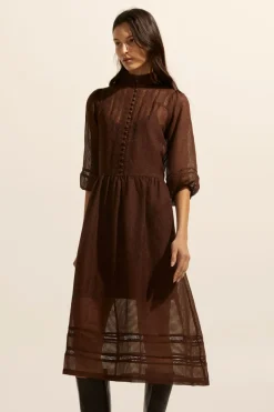 zoe kratzmann Dresses|Declare Dress-Chocolate