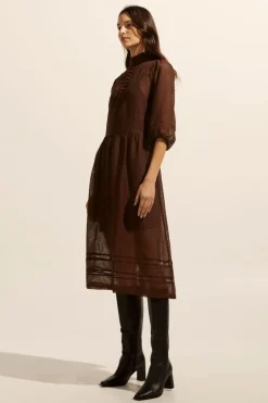 zoe kratzmann Dresses|Declare Dress-Chocolate