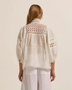 zoe kratzmann Tops|Dedicate Top-Porcelain