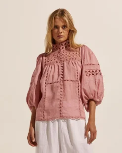 zoe kratzmann Tops|Dedicate Top-Rose
