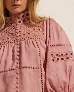 zoe kratzmann Tops|Dedicate Top-Rose