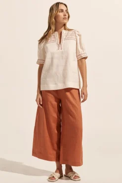 zoe kratzmann Tops|Dialect Top-Ivory