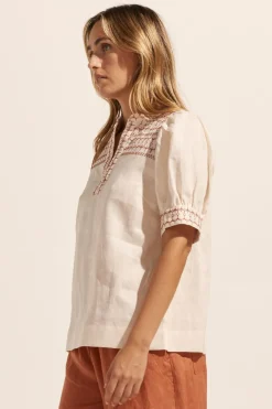 zoe kratzmann Tops|Dialect Top-Ivory