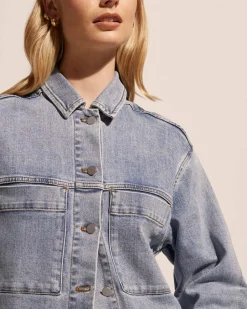 zoe kratzmann Jackets|Edit Jacket-Washed Denim