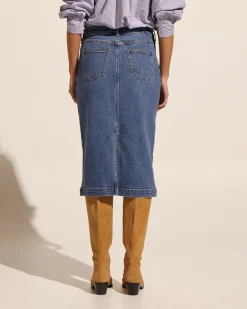 zoe kratzmann Bottoms|Element Skirt-Mid Denim