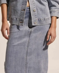 zoe kratzmann Bottoms|Element Skirt-Washed Denim