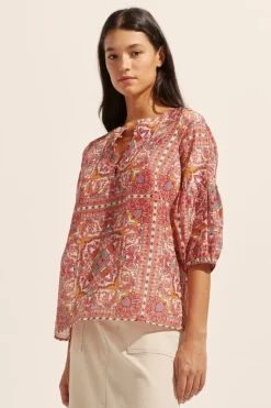 zoe kratzmann Tops|Entice Top-Rio Scarf