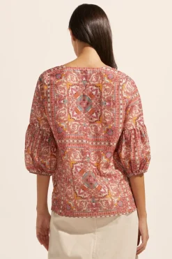 zoe kratzmann Tops|Entice Top-Rio Scarf