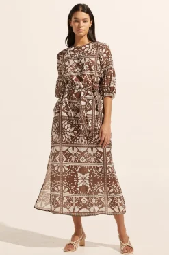 zoe kratzmann Dresses|Explore Dress-Choc Mosaic