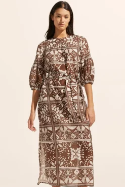 zoe kratzmann Dresses|Explore Dress-Choc Mosaic