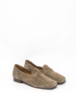 zoe kratzmann Flats|Fare Loafer-Chocolate Suede
