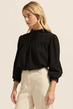 zoe kratzmann Tops|Faze Top-Black