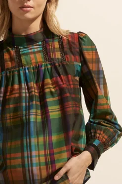 zoe kratzmann Tops|Faze Top-Kaleidoscope Check