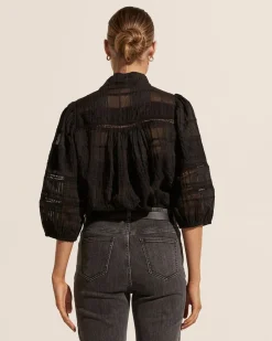 zoe kratzmann Tops|Fiction Top-Black
