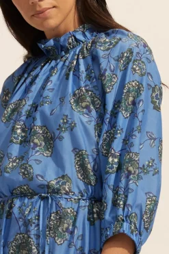 zoe kratzmann Dresses|Field Dress-Azure Botanic