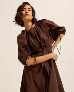 zoe kratzmann Dresses|Focul Dress-Chocolate