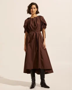 zoe kratzmann Dresses|Focul Dress-Chocolate