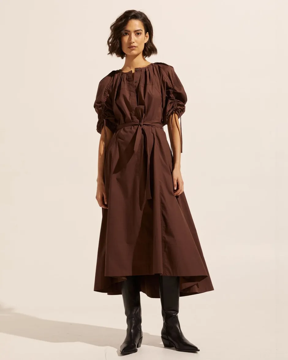 zoe kratzmann Dresses|Focul Dress-Chocolate