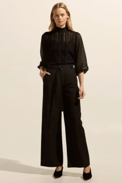 zoe kratzmann Tops|Focus Top-Black