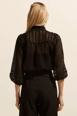 zoe kratzmann Tops|Focus Top-Black