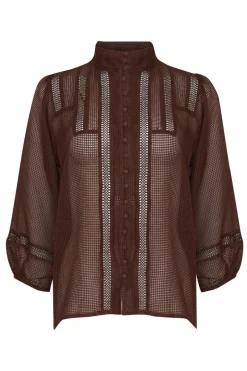 zoe kratzmann Tops|Focus Top-Chocolate
