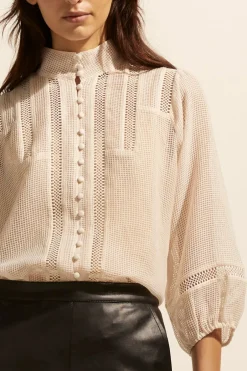 zoe kratzmann Tops|Focus Top-Ecru