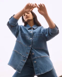 zoe kratzmann Jackets|Fuse Jacket-Vintage Denim