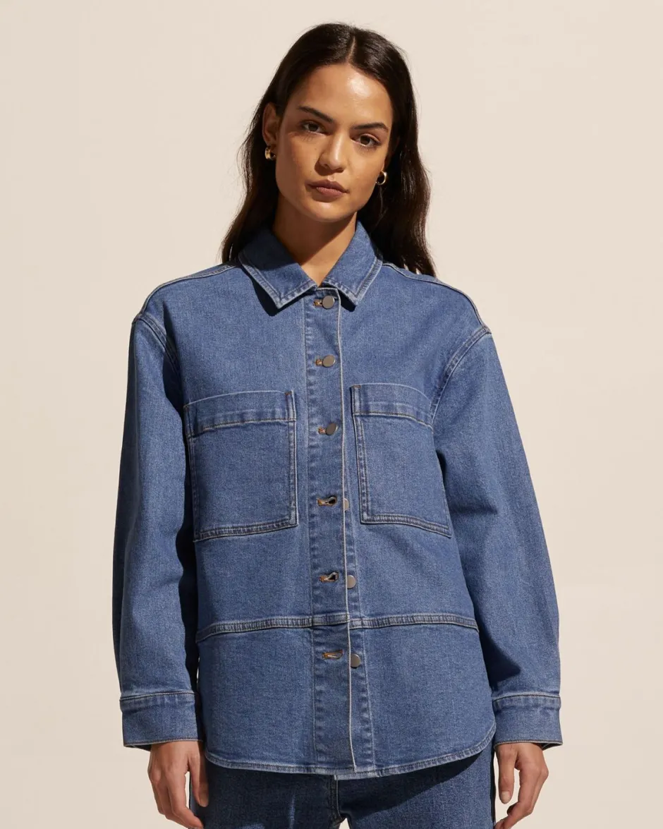 zoe kratzmann Jackets|Fuse Jacket-Vintage Denim