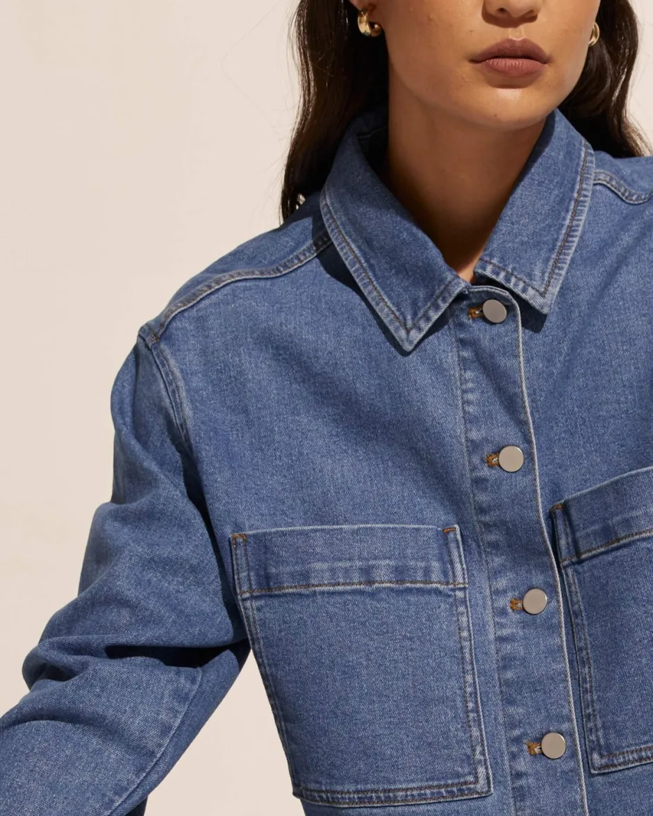 zoe kratzmann Jackets|Fuse Jacket-Vintage Denim