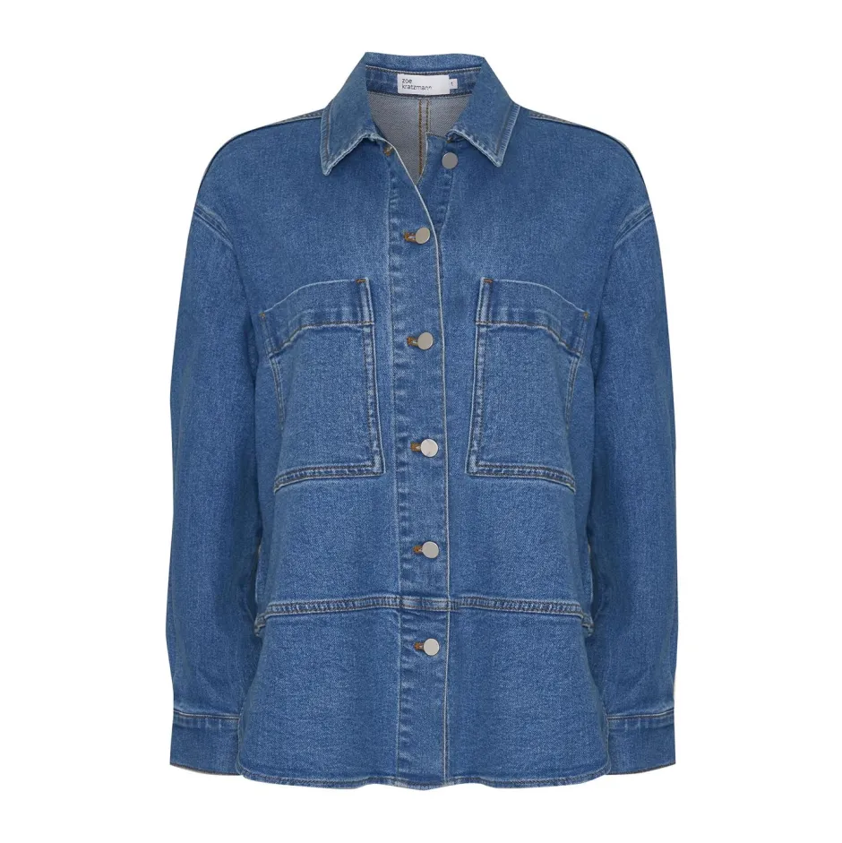 zoe kratzmann Jackets|Fuse Jacket-Vintage Denim