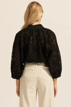 zoe kratzmann Tops|Fuse Top-Black