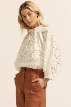 zoe kratzmann Tops|Fuse Top-Cream