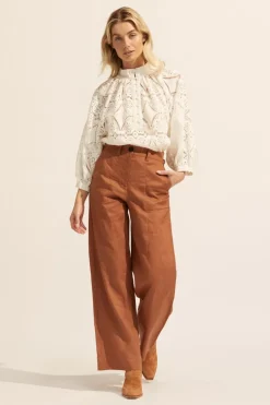 zoe kratzmann Tops|Fuse Top-Cream