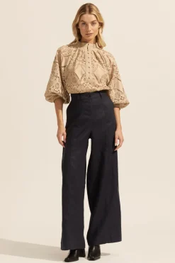 zoe kratzmann Tops|Fuse Top-Mushroom